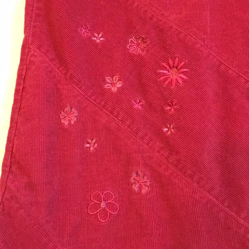 EUC Gap corduroy dress with matching purse